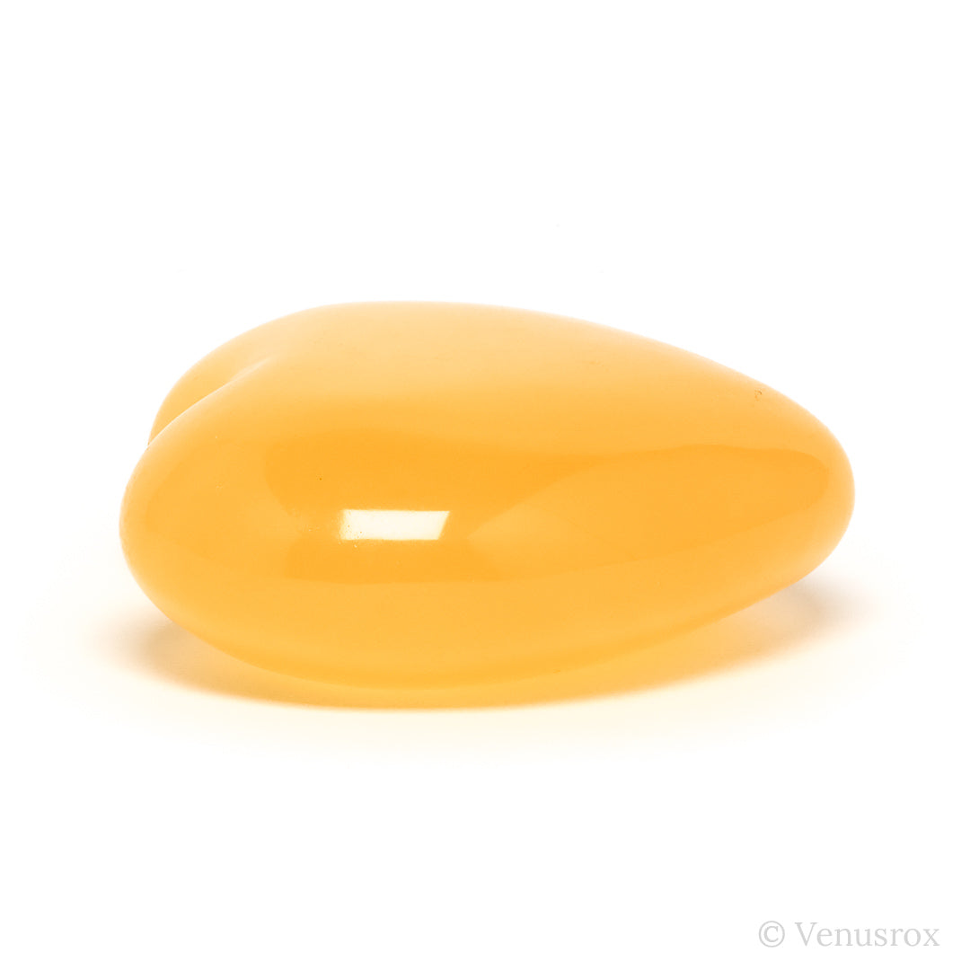 Orange Calcite Polished Heart from Utah, USA | Venusrox