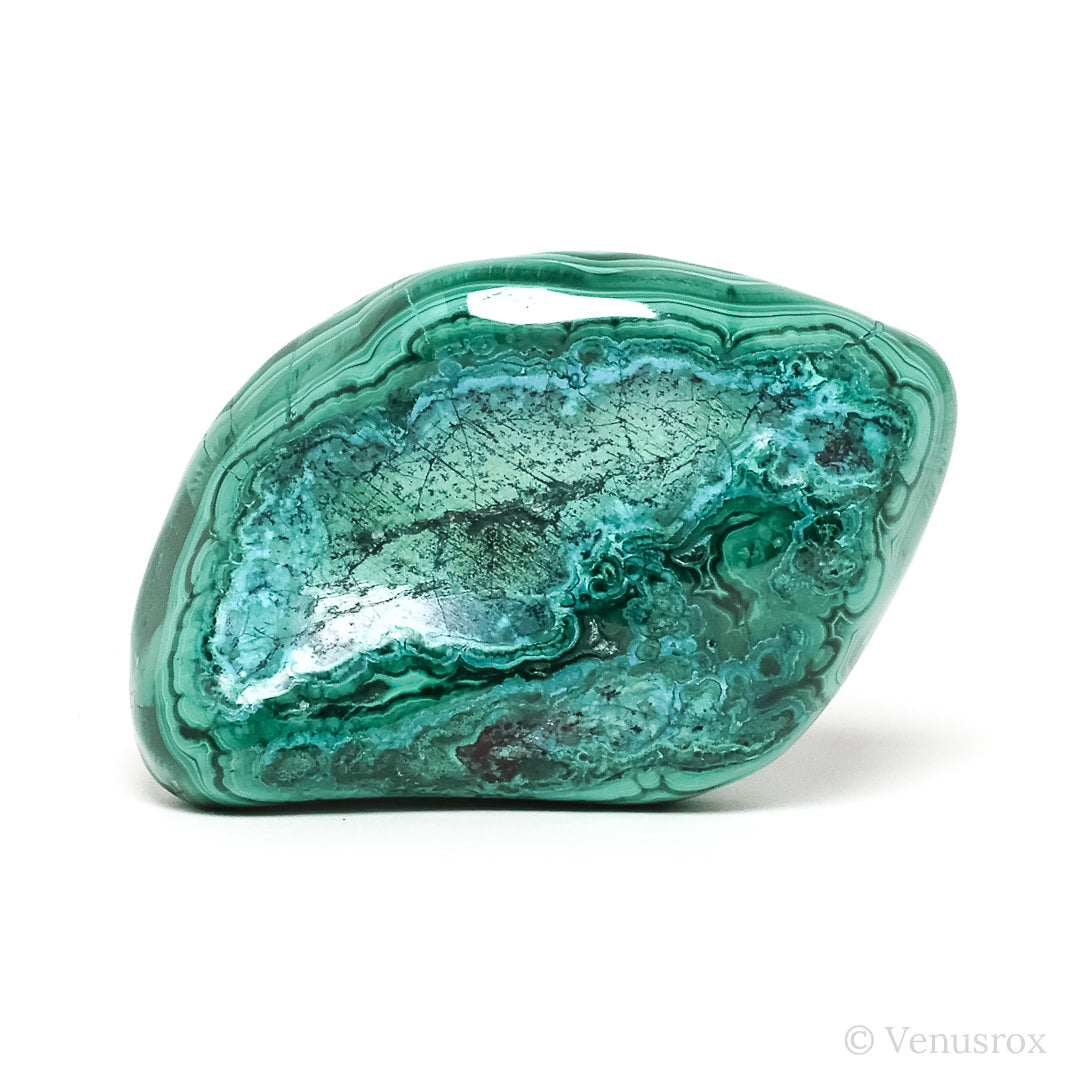 Malachite with Chrysocolla Polished Crystal from the Democratic Republic of Congo | Venusrox