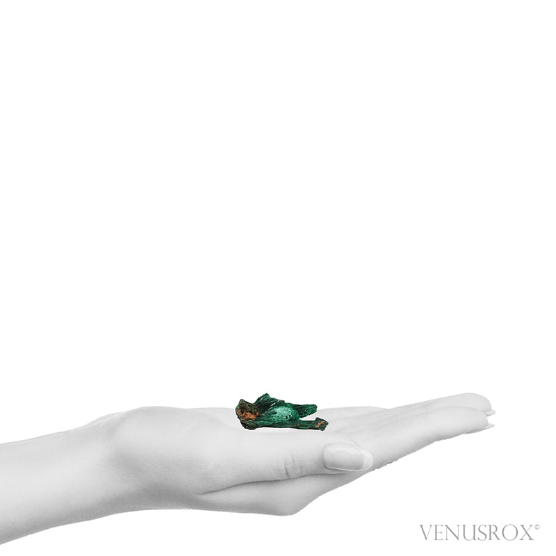 Fibrous Malachite with Matrix Natural Crystal from Kerrouchene, Khenifra Province, Meknes-Tafilalet Region, Morocco, Africa | Venusrox