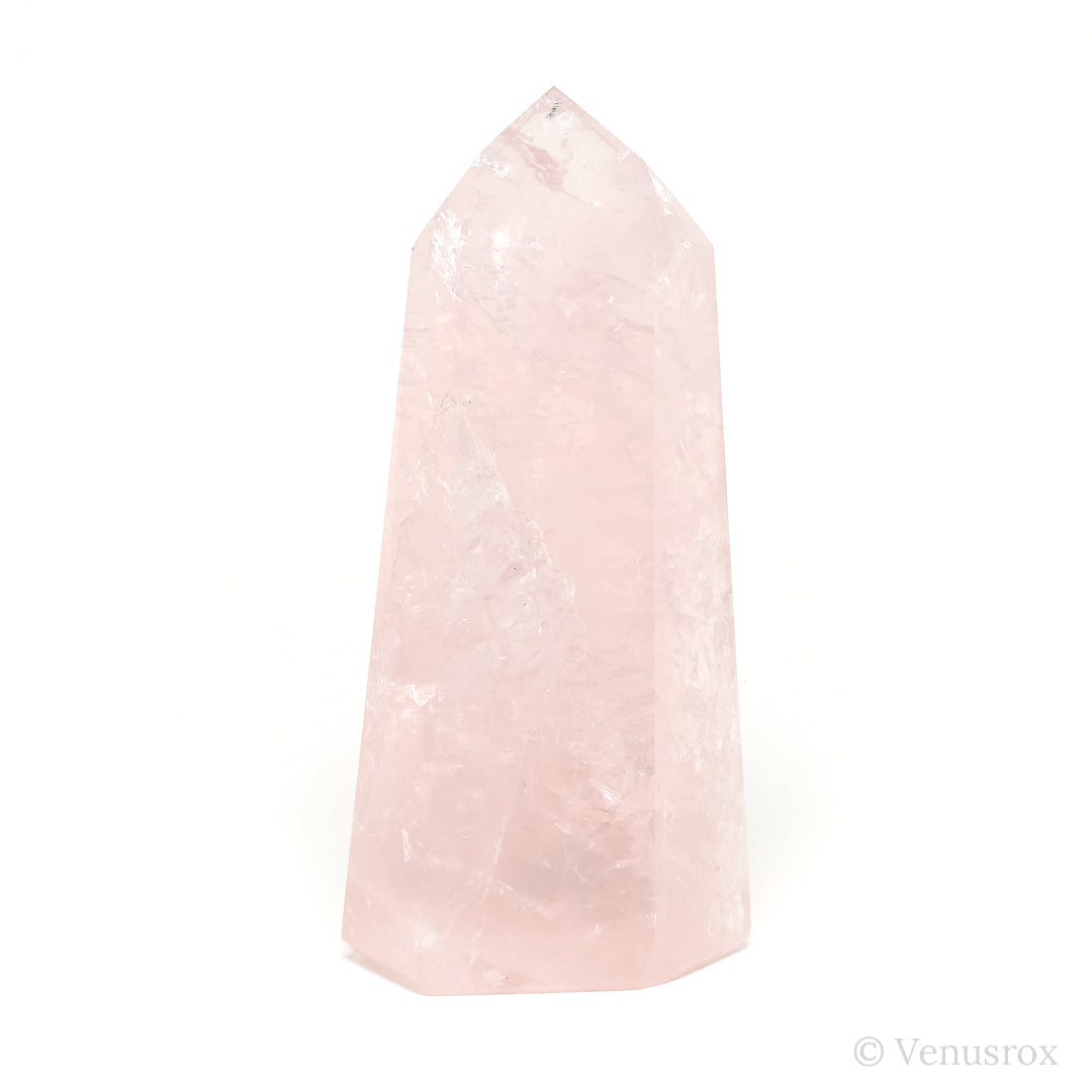 Rose Quartz Polished Point from Madagascar | Venusrox