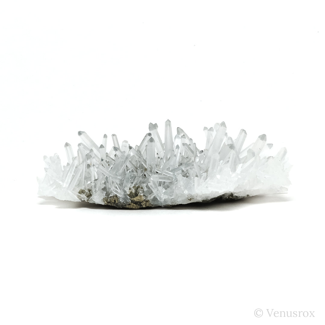 Pyrite with Quartz Natural Cluster from the Huanzala Mine, Huallanca District, Huánuco Department, Peru | Venusrox