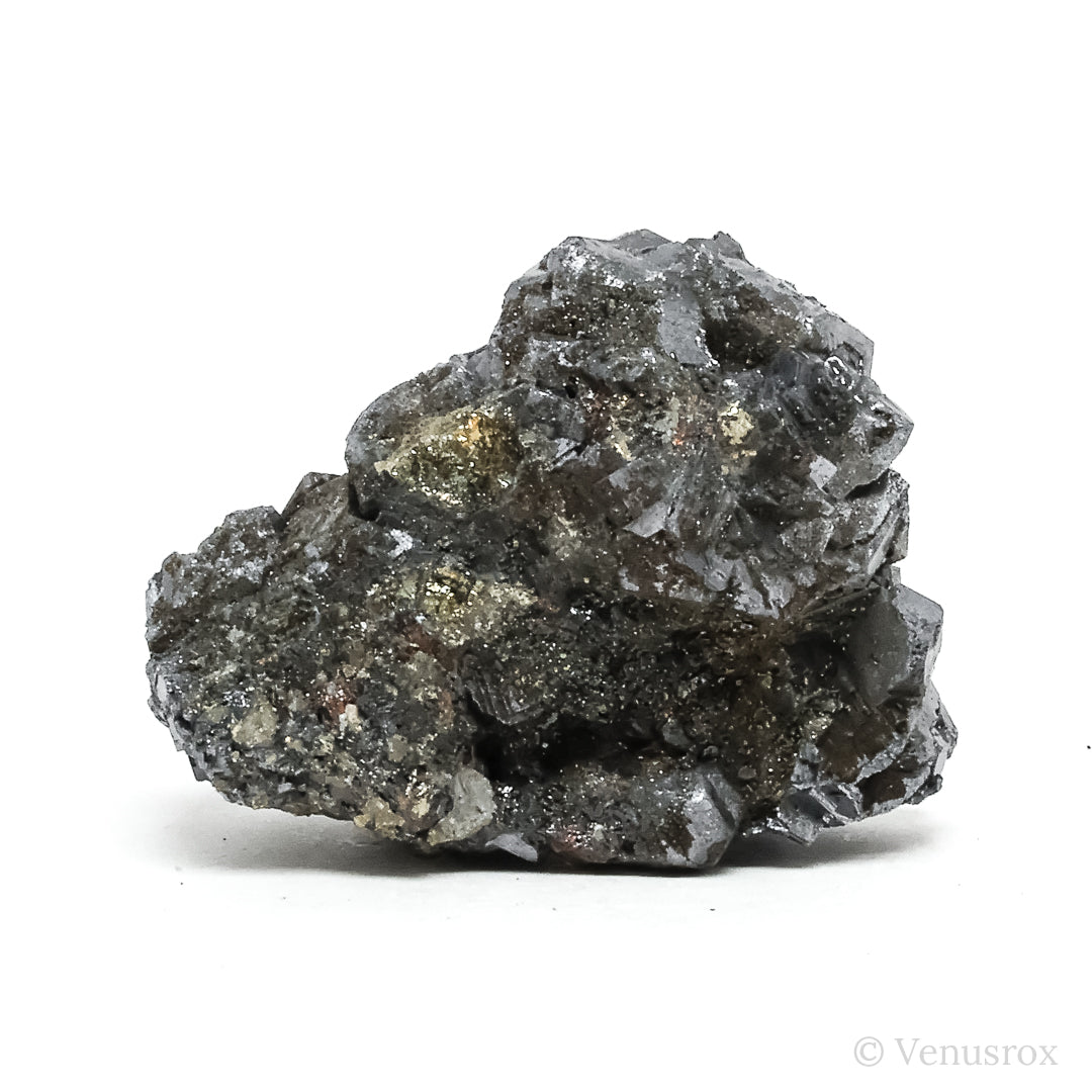Galena with Chalcopyrite Natural Cluster from the Huanzala Mine, Huallanca District, Huanuco Department, Peru | Venusrox