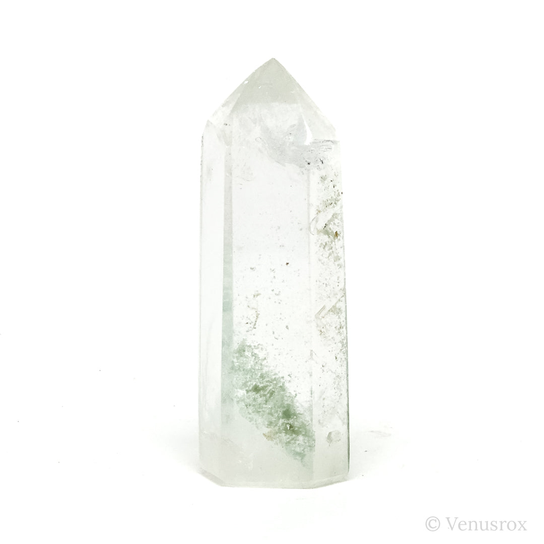 Chlorite Phantom Quartz Polished Point from Madagascar | Venusrox