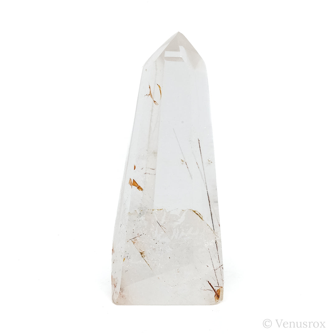 Rutilated Quartz Polished Point from Madagascar | Venusrox