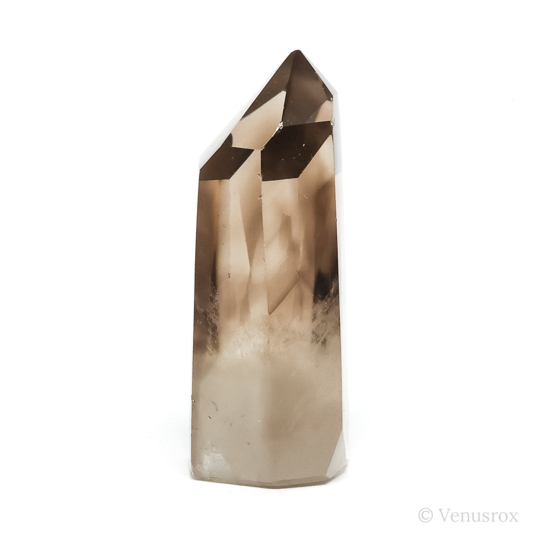 Smoky Phantom Quartz Polished Point from Madagascar | Venusrox