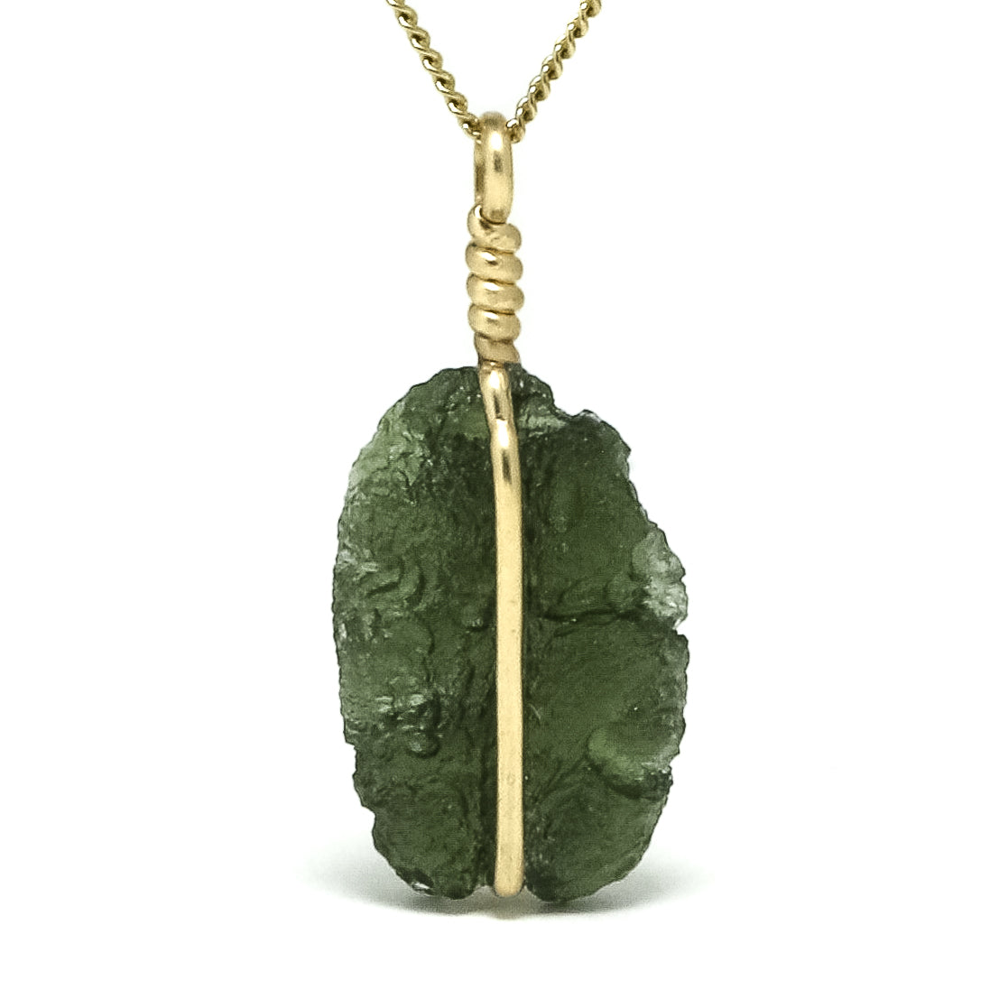 Moldavite Crystal Pendant from Chlum, Czech Republic | Venusrox