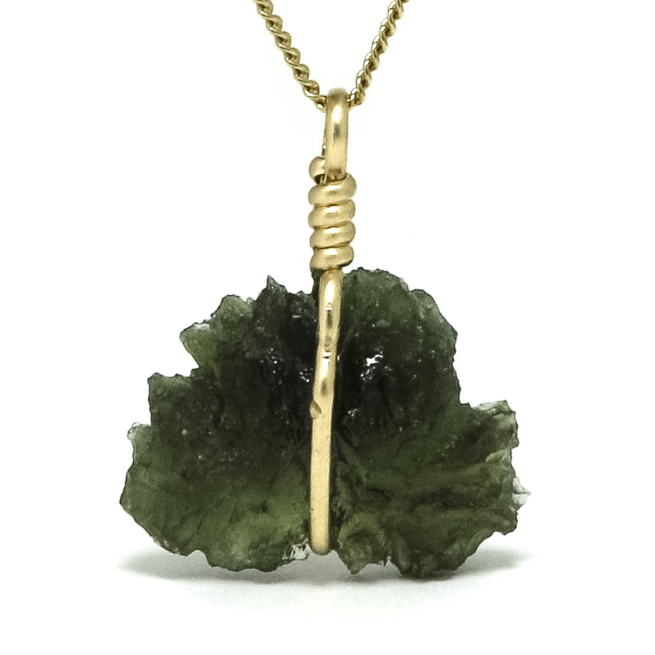 Moldavite Crystal Pendant from Chlum, Czech Republic | Venusrox