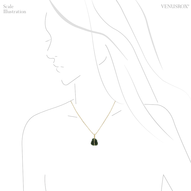 Moldavite Crystal Pendant from Chlum, Czech Republic | Venusrox