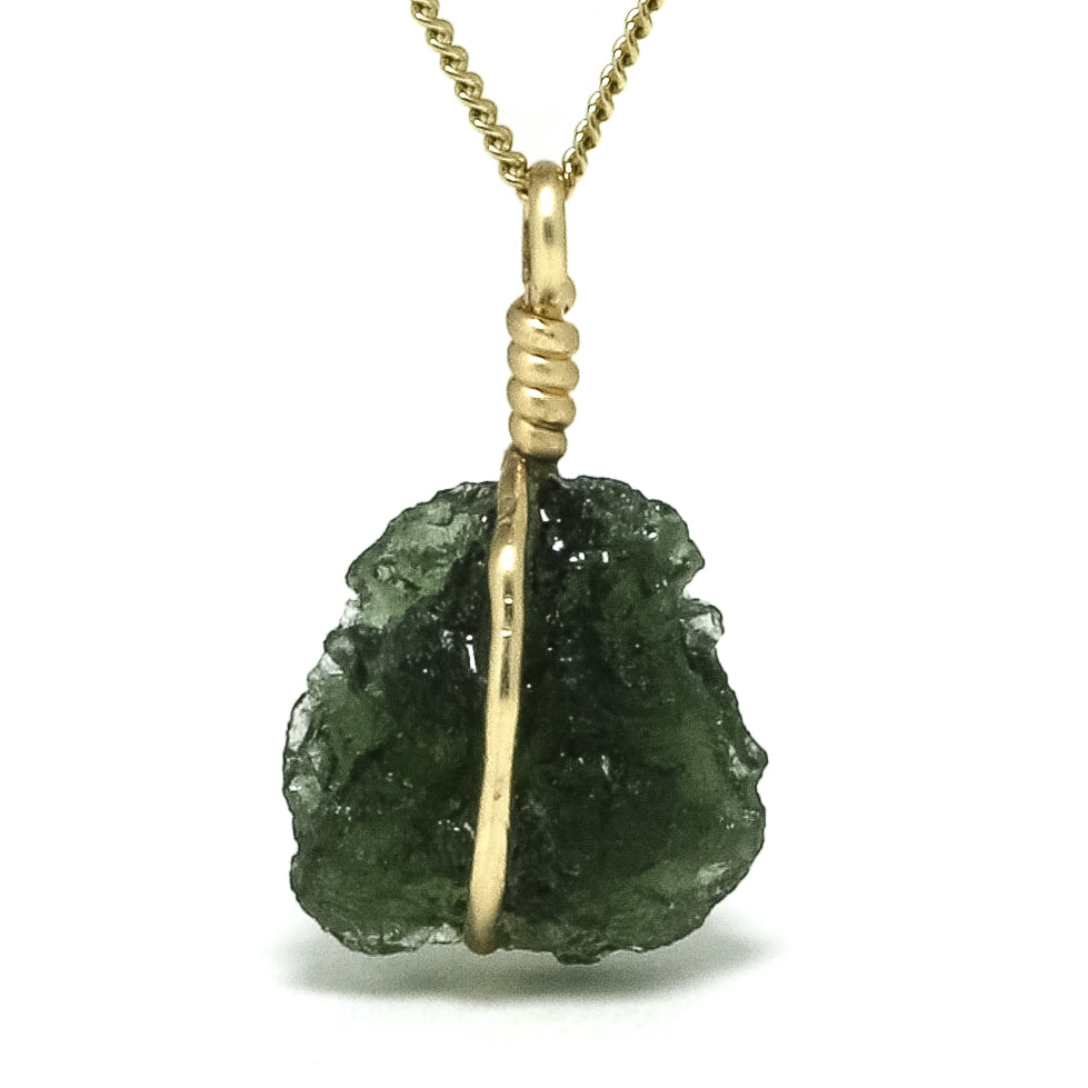 Moldavite Crystal Pendant from Chlum, Czech Republic | Venusrox