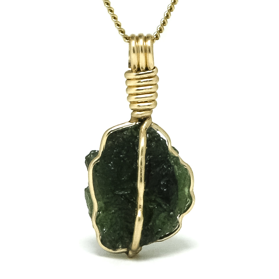 Moldavite Crystal Pendant from Chlum, Czech Republic | Venusrox
