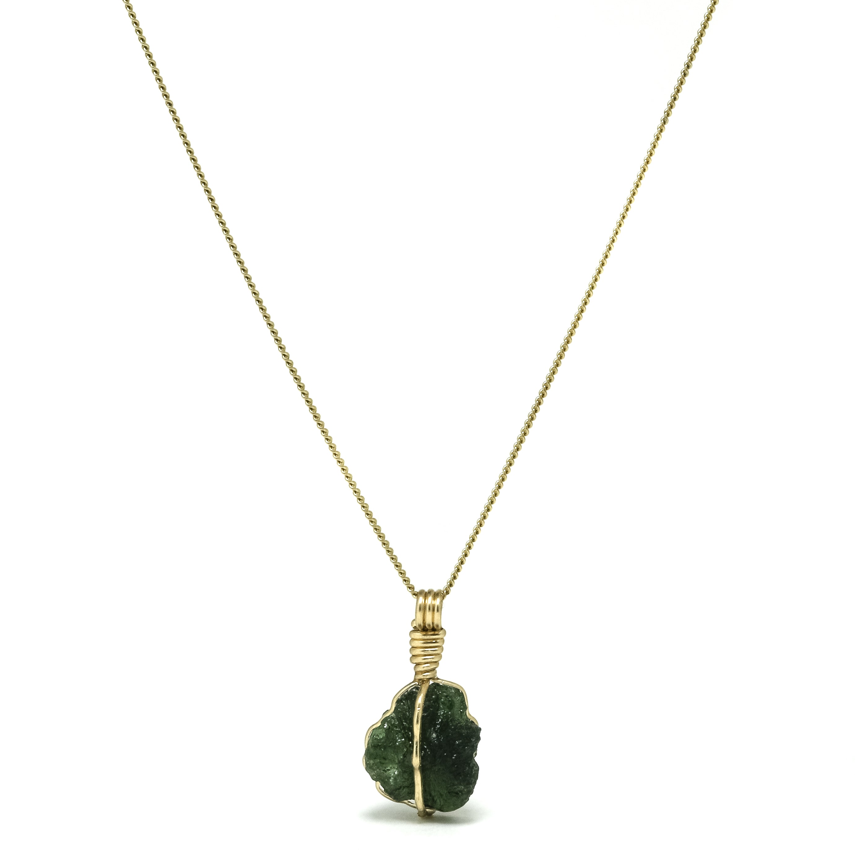 Moldavite Crystal Pendant from Chlum, Czech Republic | Venusrox