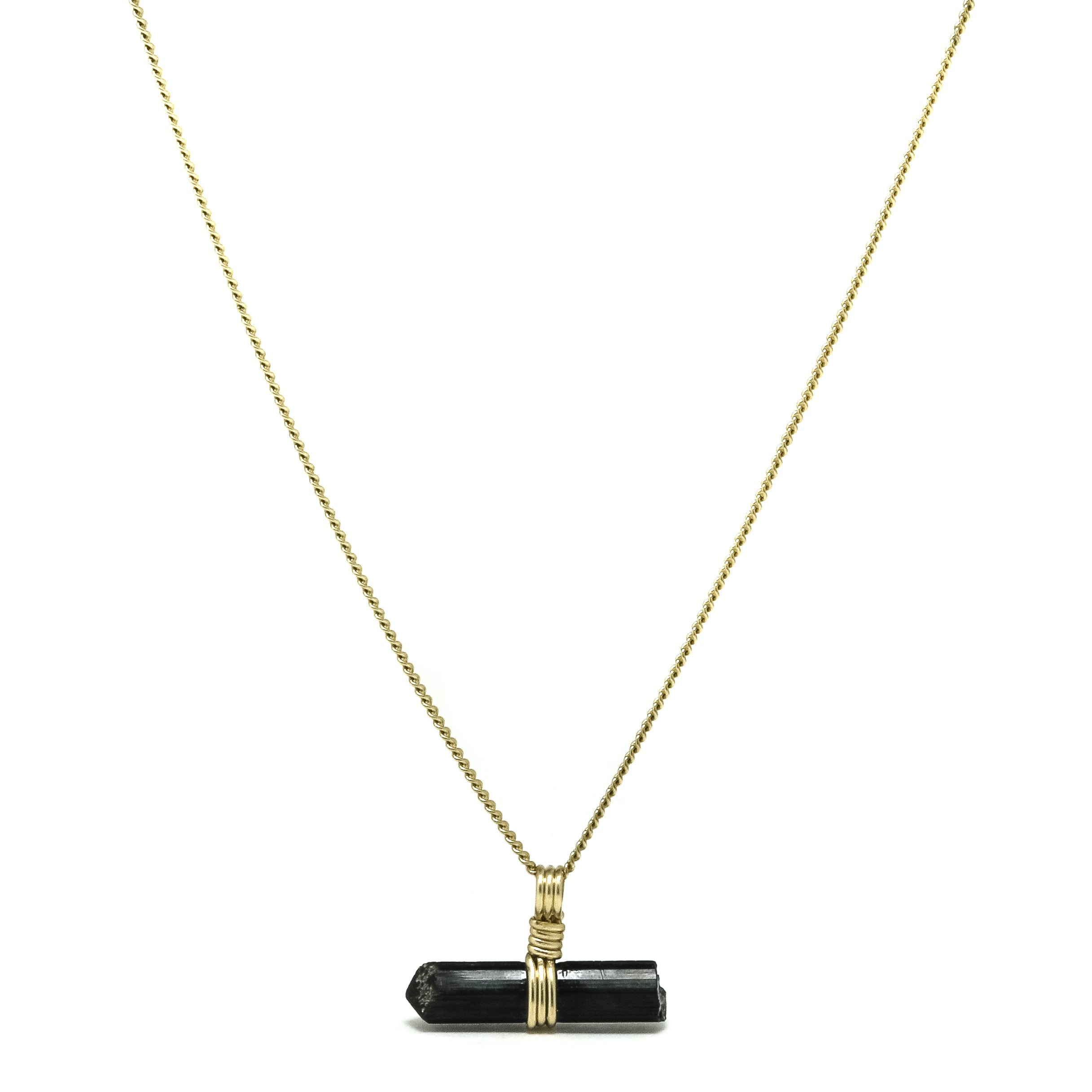 Green Tourmaline Natural Crystal Pendant from Brazil | Venusrox