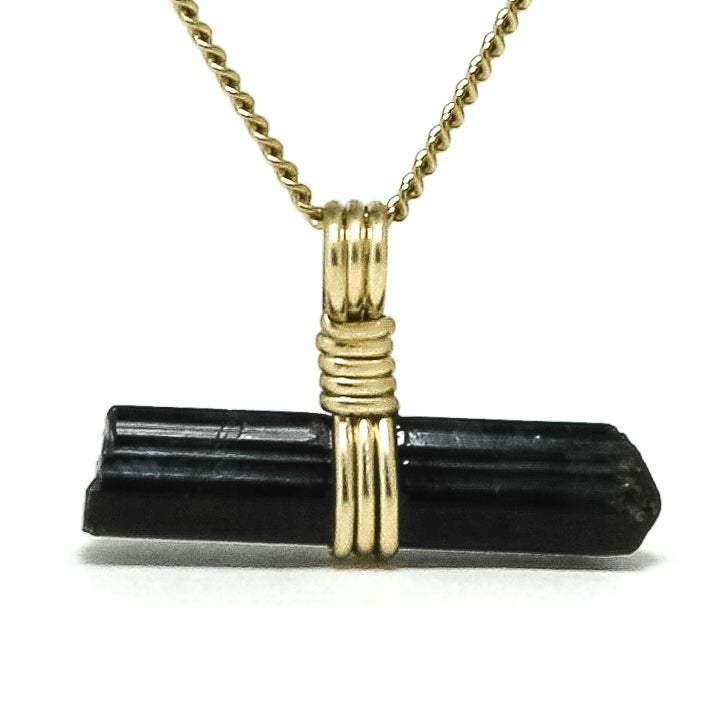 Green Tourmaline Natural Crystal Pendant from Brazil | Venusrox
