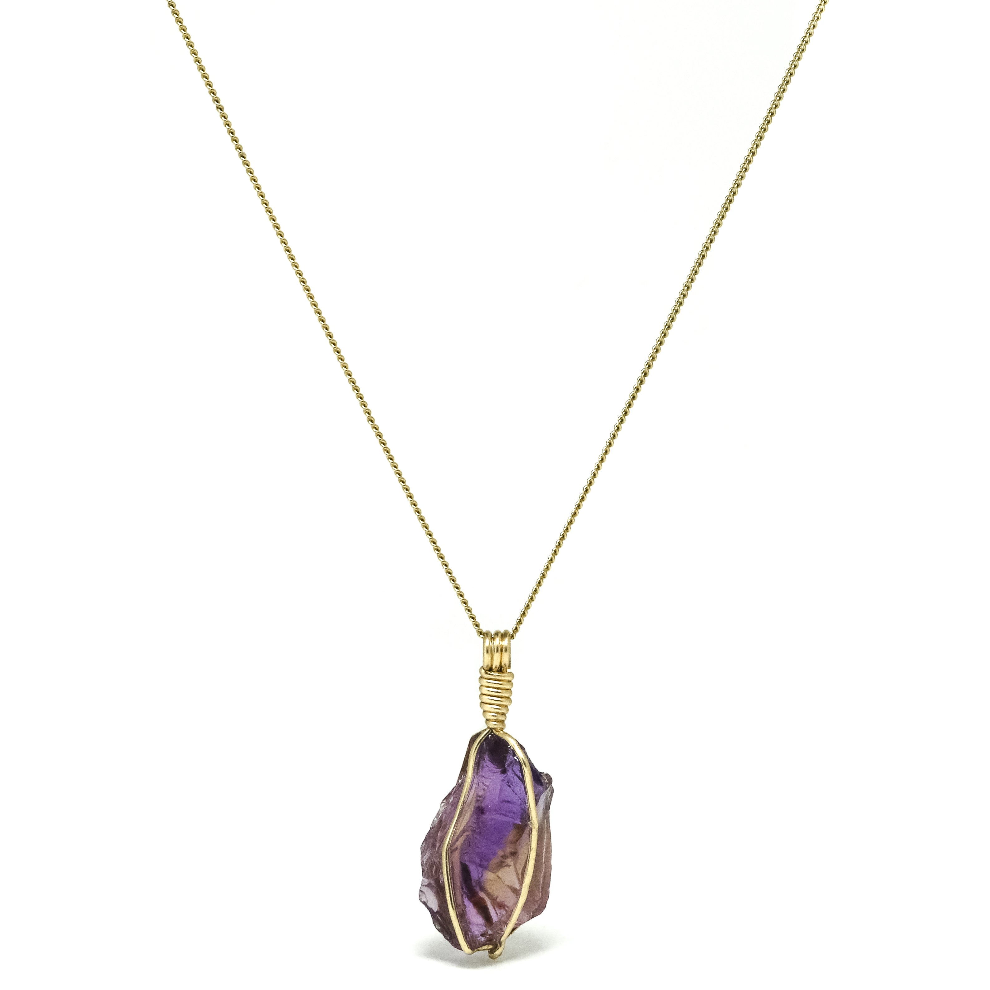Ametrine Natural Crystal Pendant from Bolivia | Venusrox