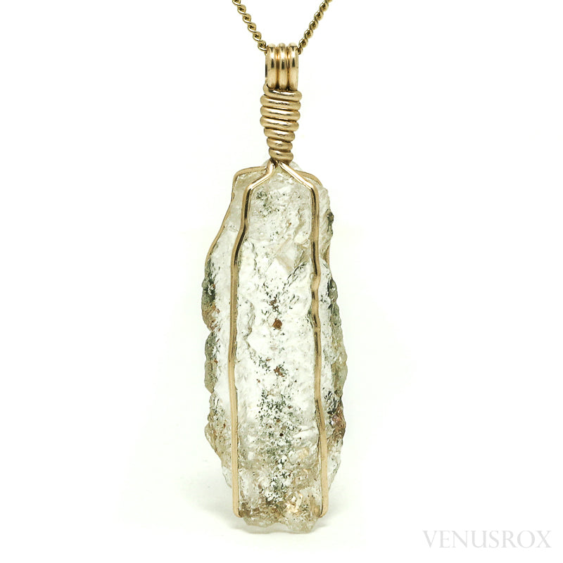 Etched Quartz Natural Crystal Pendant from Madagascar | Venusrox