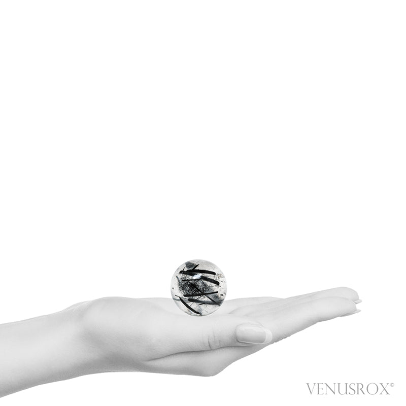 Tourmalinated Quartz Sphere from Brazil | Venusrox