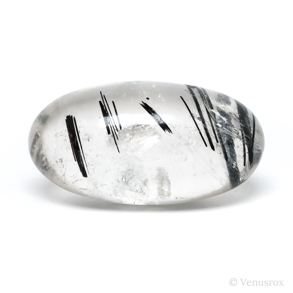 Tourmalinated Quartz Polished Crystal from Brazil | Venusrox