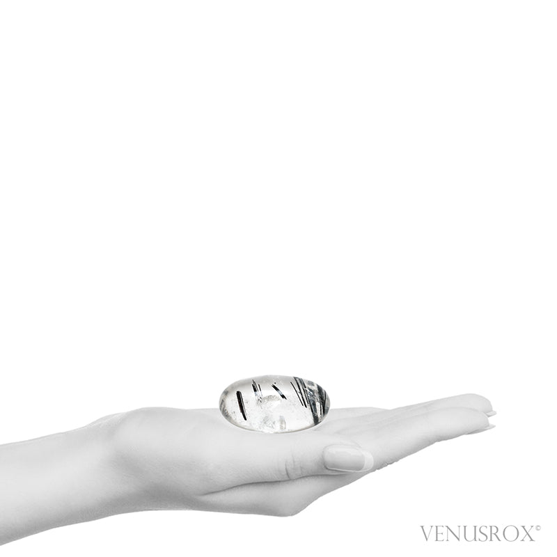 Tourmalinated Quartz Polished Crystal from Brazil | Venusrox