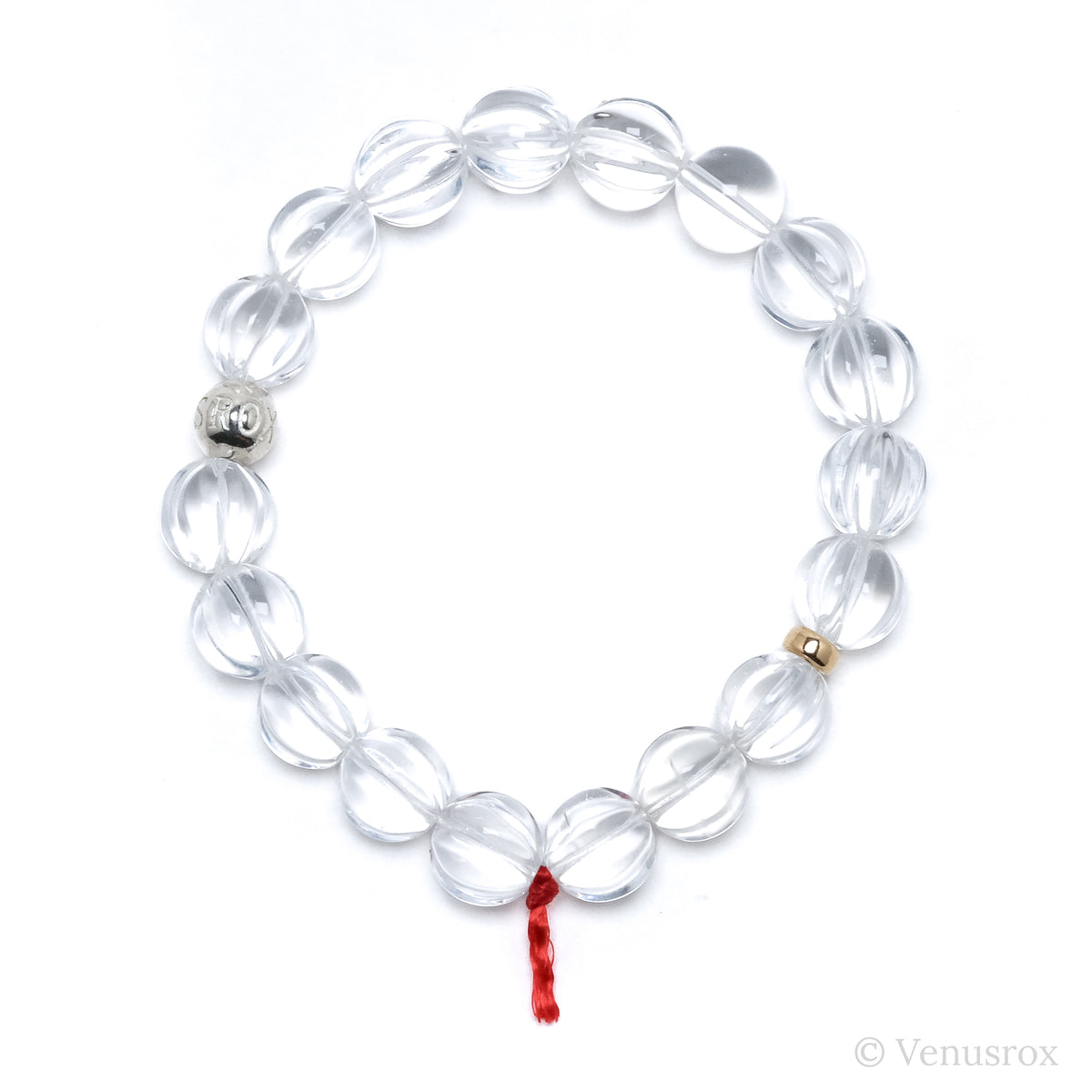 Clear Quartz Bead Bracelet from Brazil | Venusrox