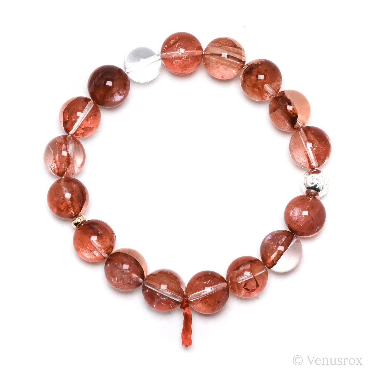 Hematoid Quartz Bracelet from Madagascar | Venusrox
