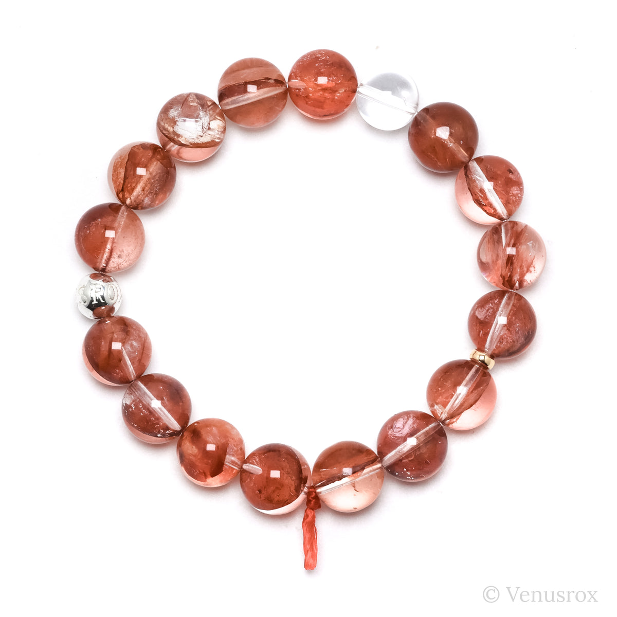 Hematoid Quartz Bracelet from Madagascar | Venusrox