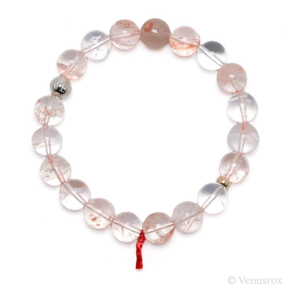 Hematoid Quartz Bracelet from Madagascar | Venusrox