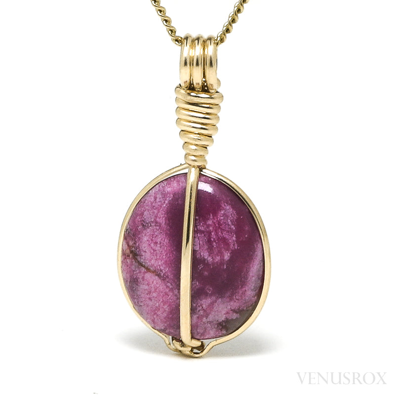 Calcite Cobaltoan Polished Crystal Pendant from Morocco | Venusrox