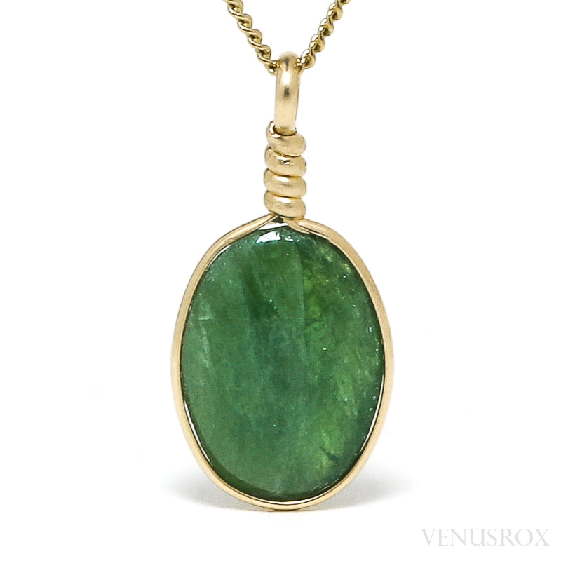Tsavorite Garnet Natural Crystal Pendant from Tanzania | Venusrox