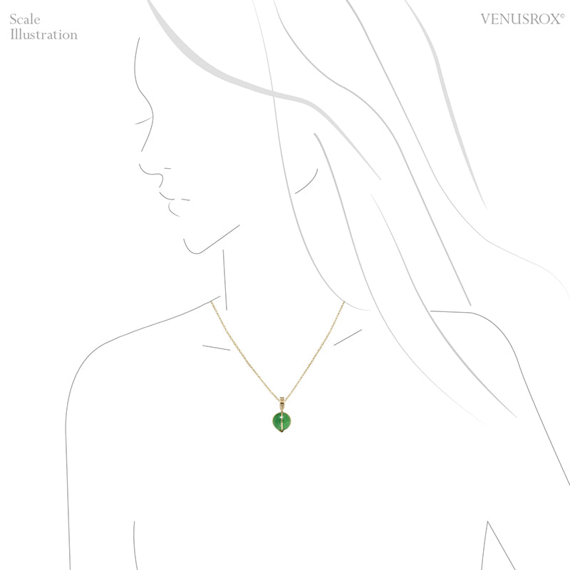 Tsavorite Garnet Natural Crystal Pendant from Tanzania | Venusrox
