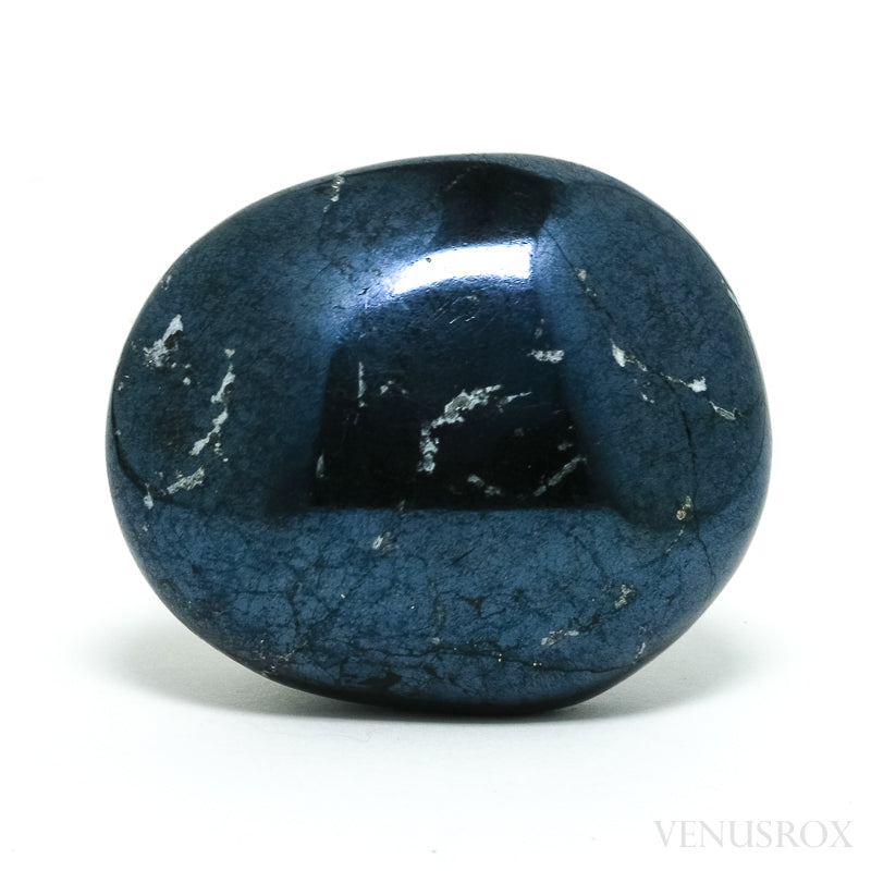 Covellite with Pyrite Polished Crystal from Peru | Venusrox