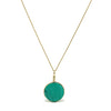 Malachite Polished Crystal Pendant with 9Kt Gold | Venusrox