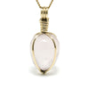 Star Rose Quartz Polished Crystal Pendant from Madagascar | Venusrox