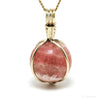 Rhodochrosite Polished Sphere Pendant from Argentina | Venusrox