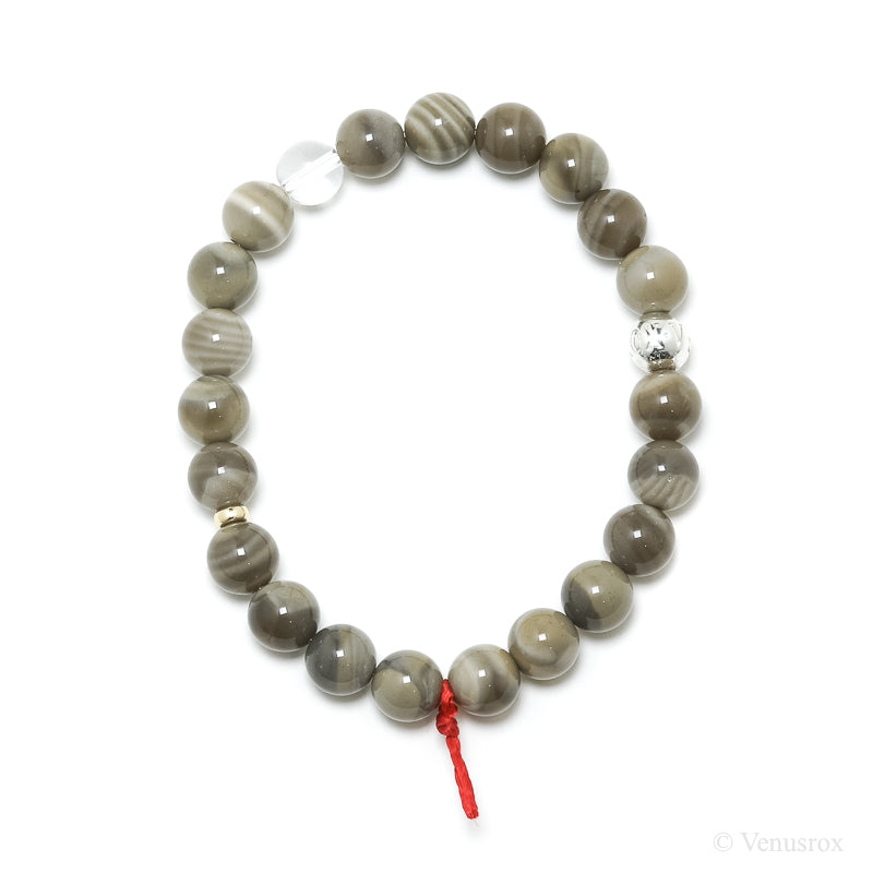 Flint Bead Bracelet from Poland | Venusrox