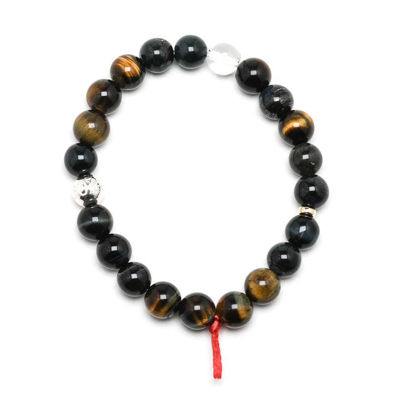 Blonde Tigers Eye with Falcons Eye Bracelet from South Africa | Venusrox
