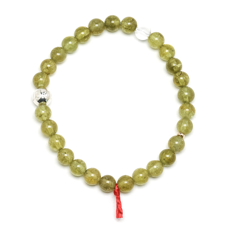 Green Garnet Bracelet from Tanzania | Venusrox