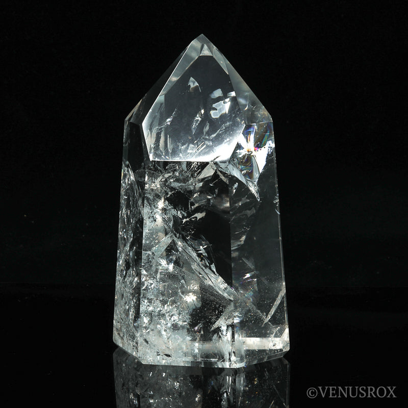 Smoky Lemurian Quartz Polished Point from Brazil | Venusrox
