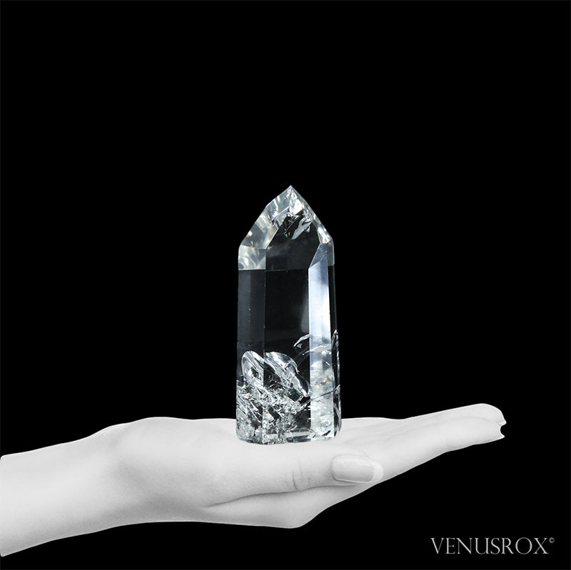 Lemurian Quartz Polished Point from Brazil | Venusrox
