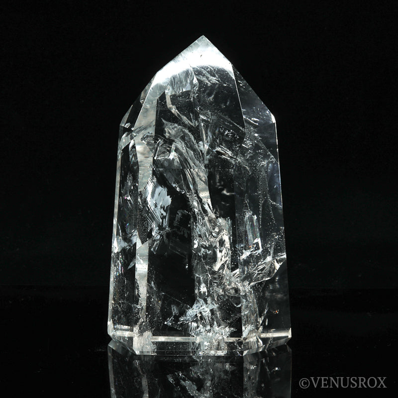 Smoky Lemurian Quartz Polished Point from Brazil | Venusrox