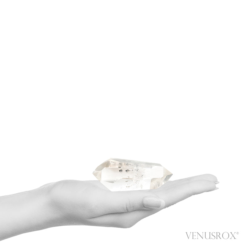 Smoky Lemurian Quartz Polished Double Terminated Point from Brazil | Venusrox