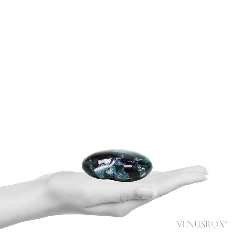 Fluorite Polished Heart from Mexico | Venusrox