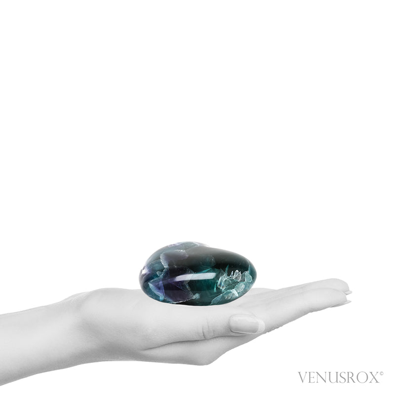 Fluorite Polished Heart from Mexico | Venusrox