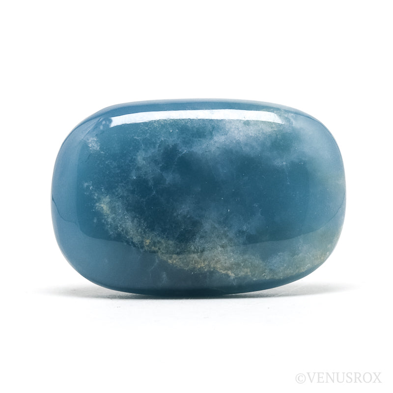 Blue Calcite Polished Crystal from Argentina | Venusrox