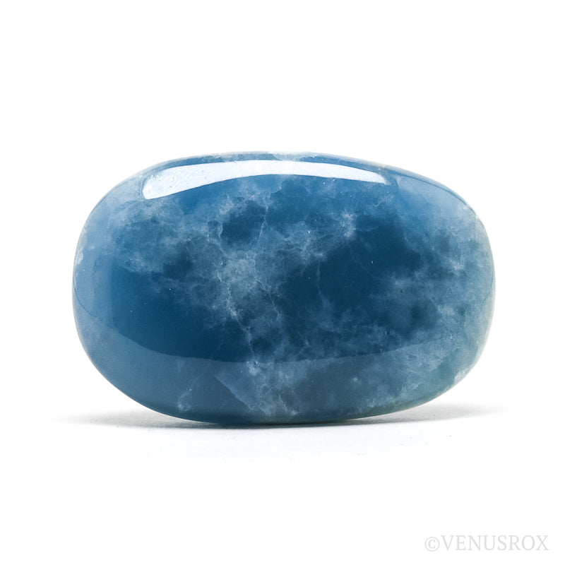 Blue Calcite Polished Crystal from Argentina | Venusrox