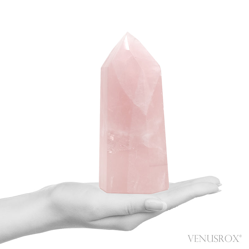 Rose Quartz Polished Point from Brazil | Venusrox