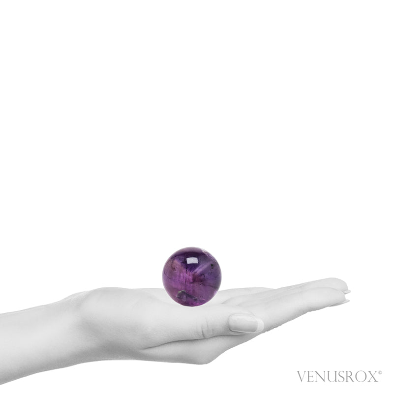 Amethyst Phantom Polished Sphere from Brazil | Venusrox
