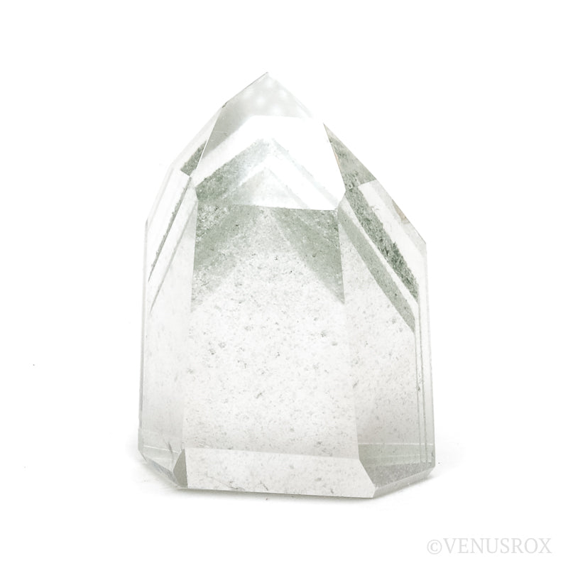Chlorite Phantom Quartz Polished Point from Brazil | Venusrox