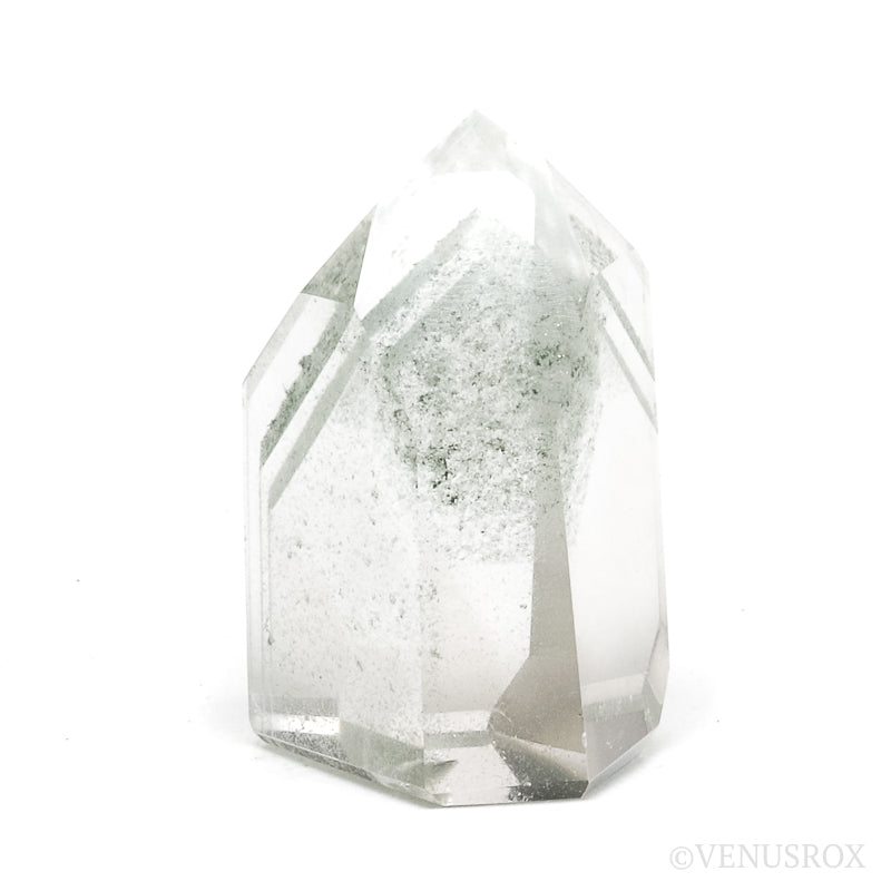 Chlorite Phantom Quartz Polished Point from Brazil | Venusrox