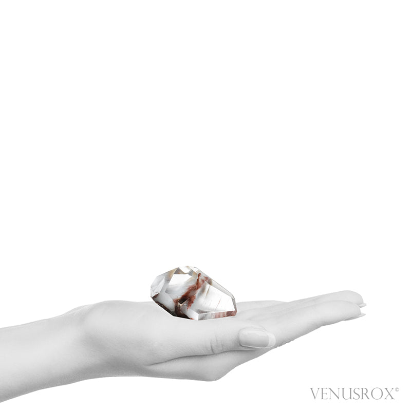 Amphibole Quartz Polished Crystal from Brazil | Venusrox