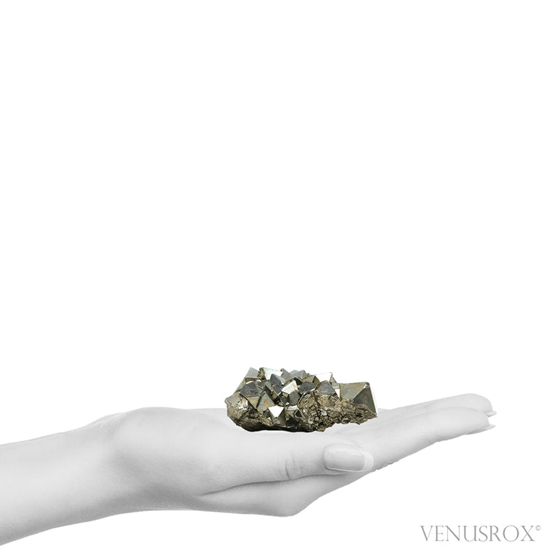 Pyrite Natural Cluster from the Huanzala Mine, Huallanca District, Dos de Mayo Province, Huánuco Department, Peru | Venusrox